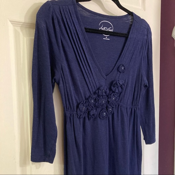 INC Navy Top - International Concepts - Picture 2 of 4